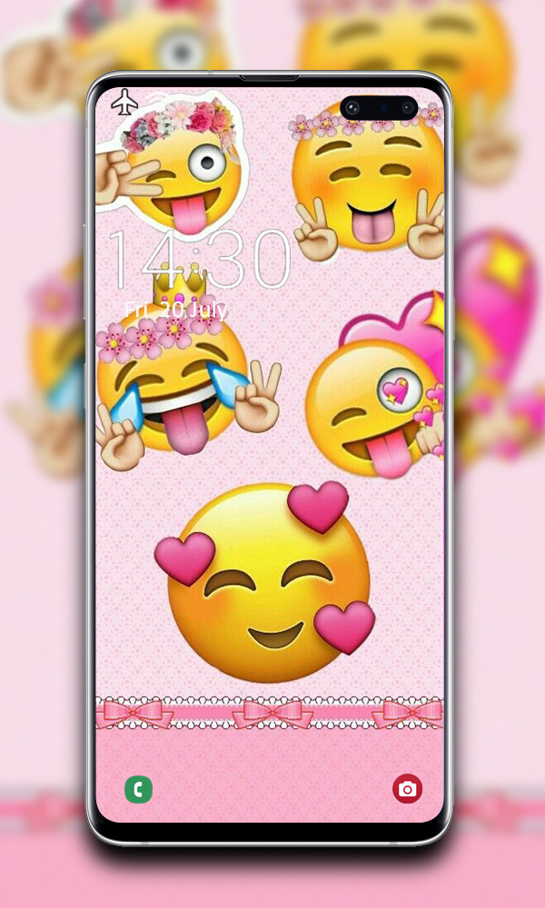 اسکرین شات 7 برنامه Emoji Wallpaper