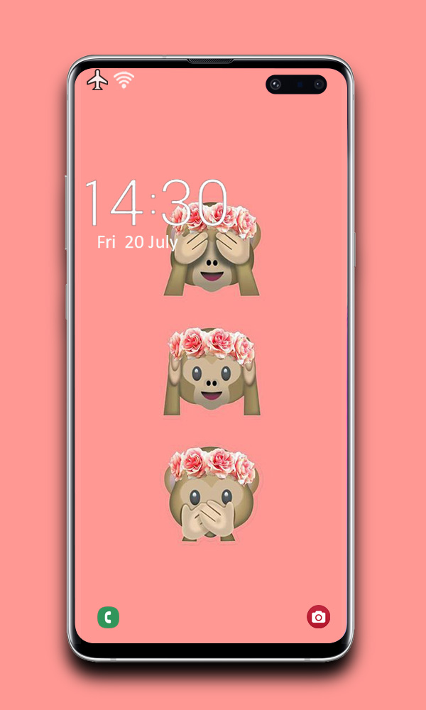 اسکرین شات 5 برنامه Emoji Wallpaper