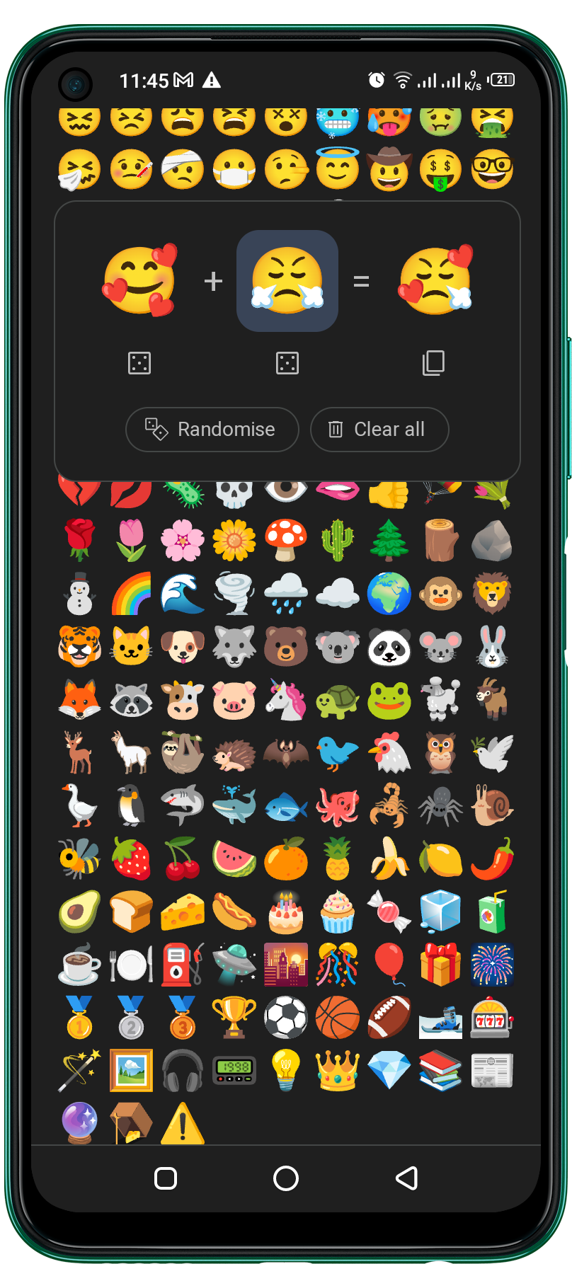 اسکرین شات 1 برنامه Emoji Kitchen