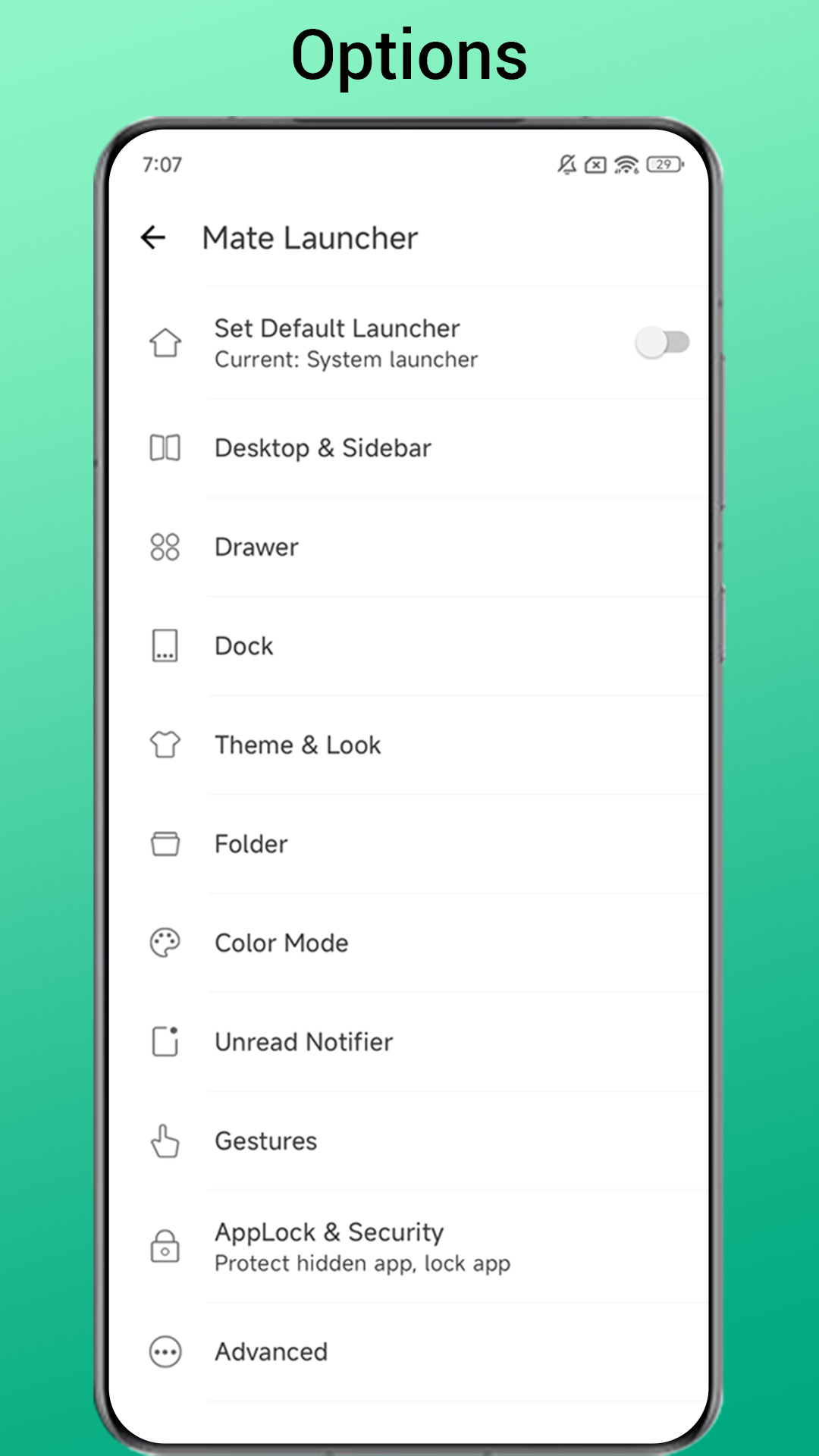 اسکرین شات 7 برنامه Mate Launcher for harmony