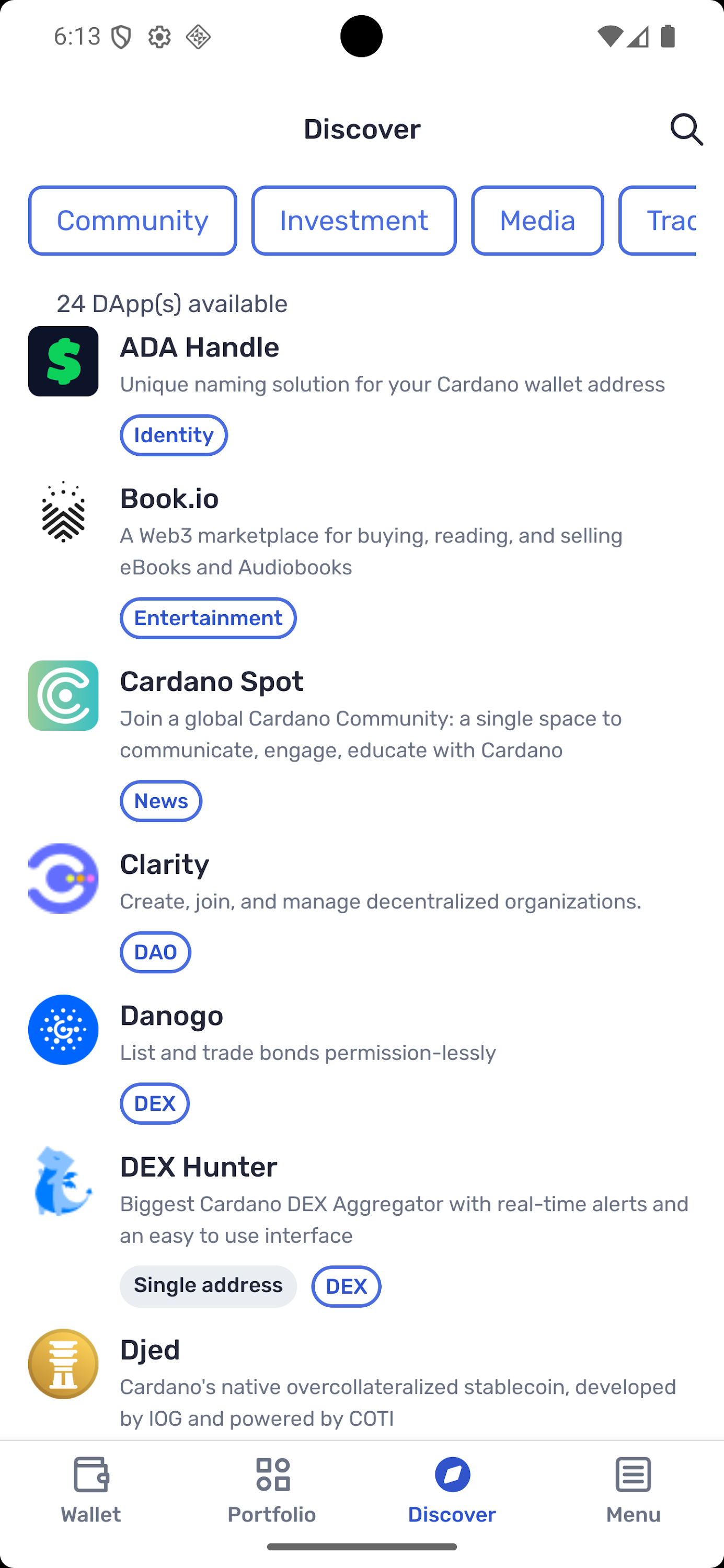 اسکرین شات 8 برنامه Yoroi - The Cardano Wallet