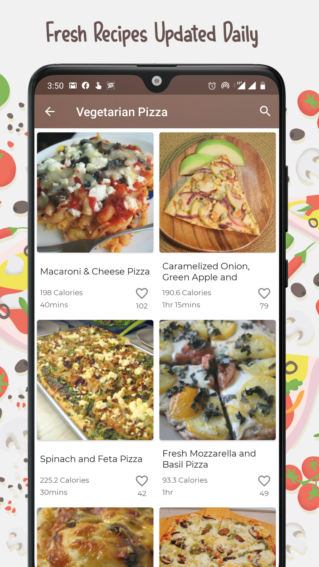 اسکرین شات 3 برنامه Burger and Pizza Recipes