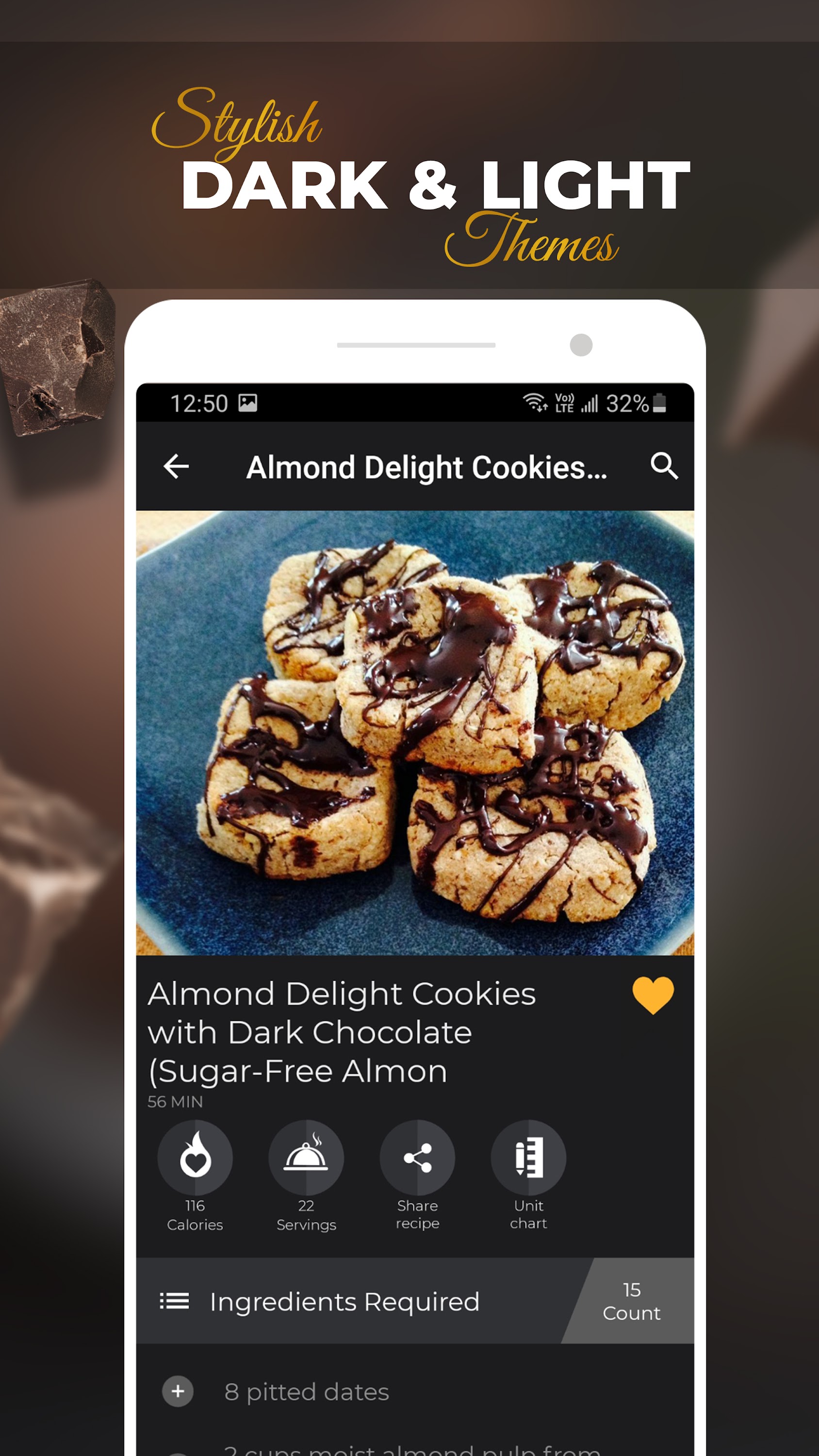 اسکرین شات 4 برنامه Chocolate Recipes:Cake Recipes