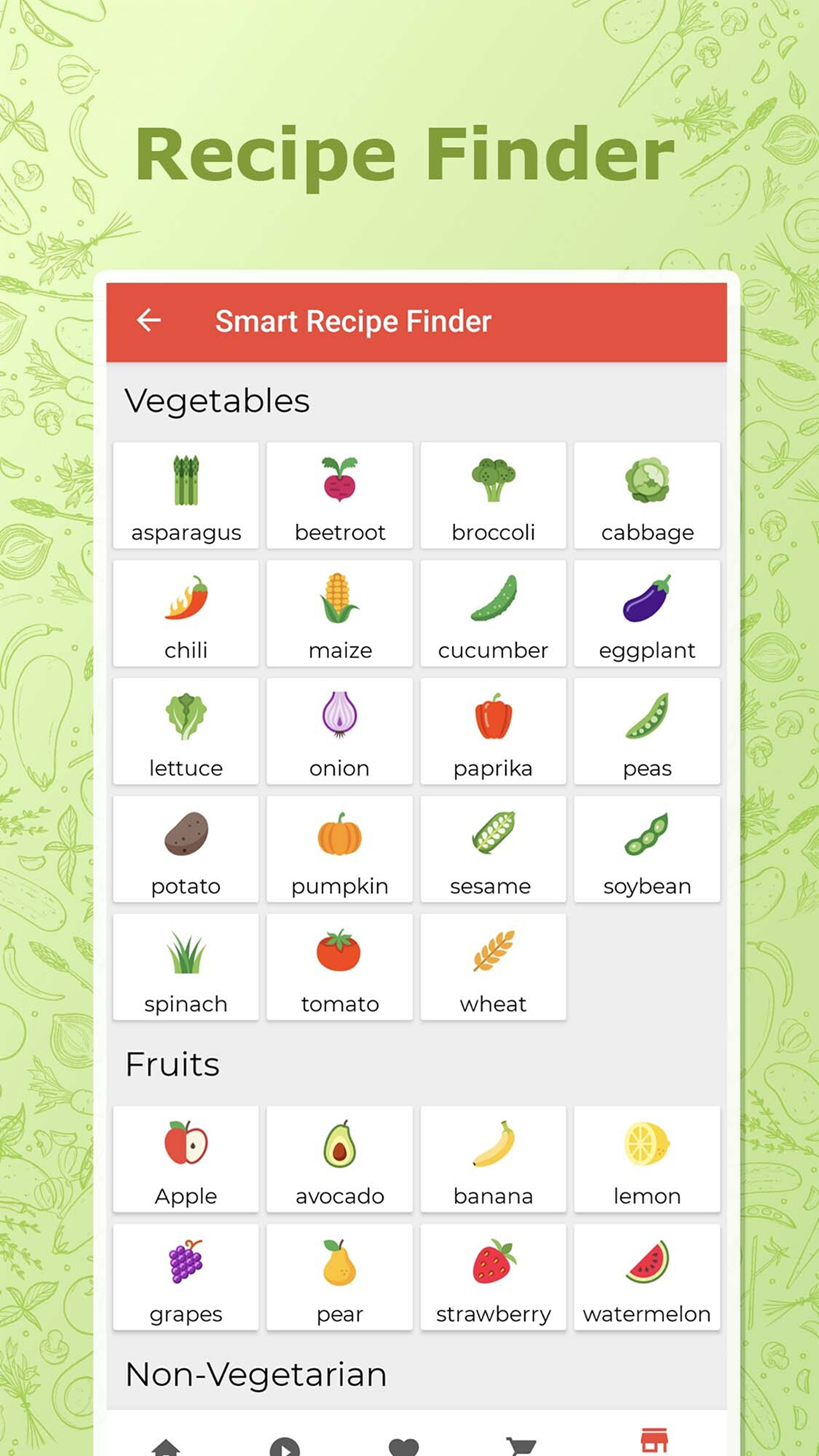 اسکرین شات 5 برنامه Healthy Recipes Cookbook App