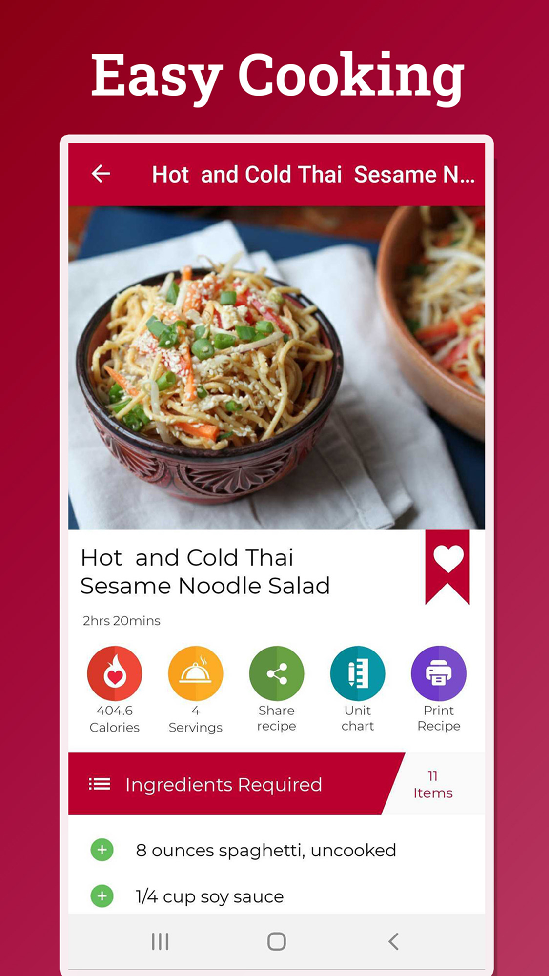 اسکرین شات 2 برنامه Japanese Recipes: Cookbook App