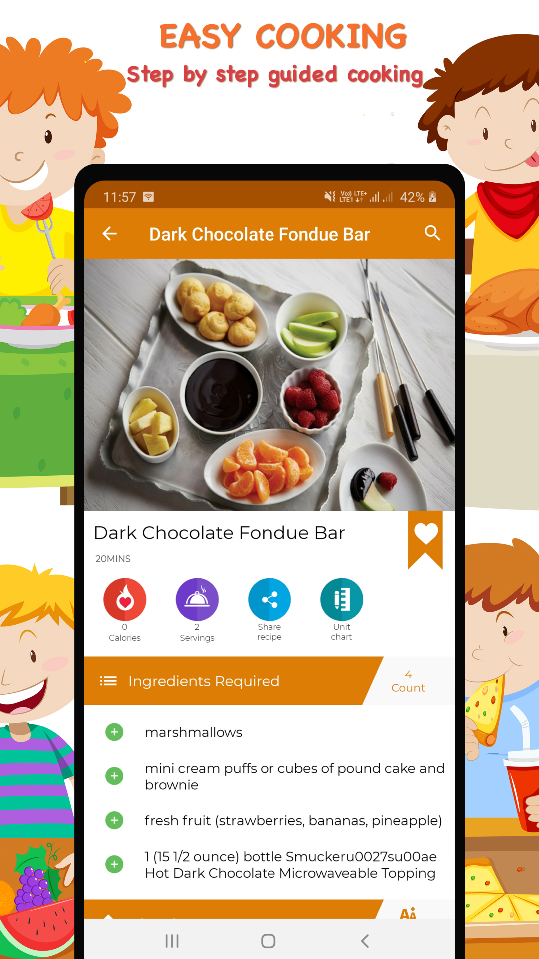 اسکرین شات 2 برنامه Recipes For Kids Diet App