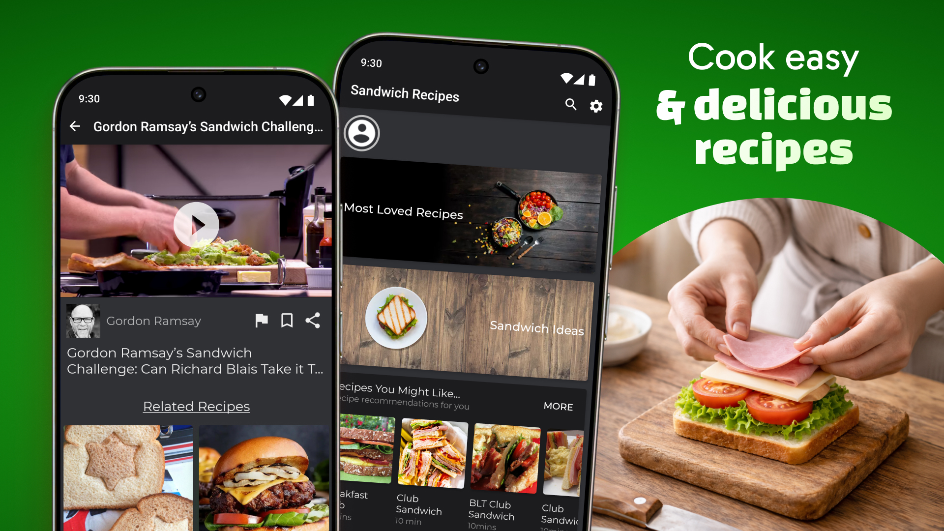 اسکرین شات 8 برنامه Sandwich Recipes: Cookbook App