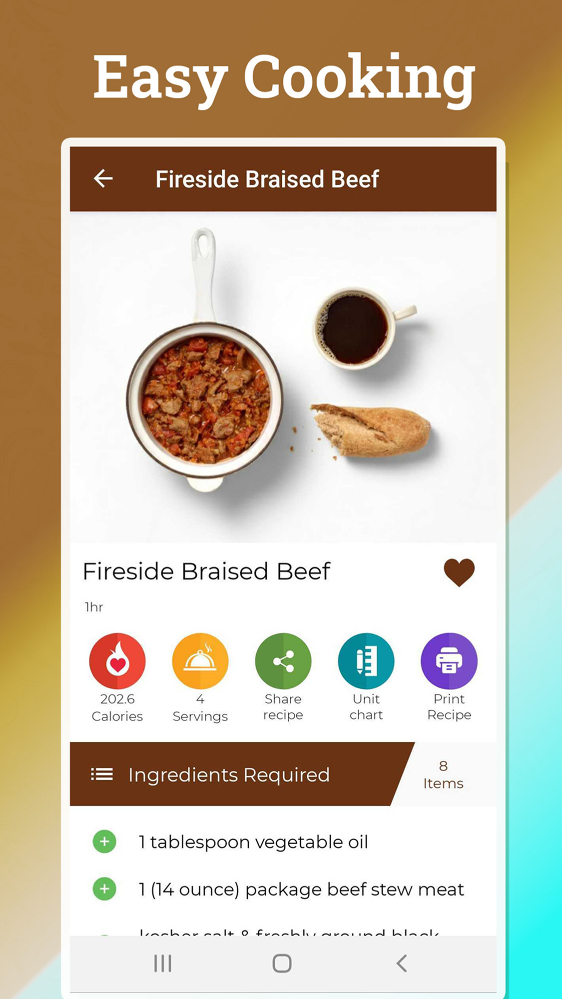 اسکرین شات 2 برنامه Stew Recipes: Crock Pot Meals