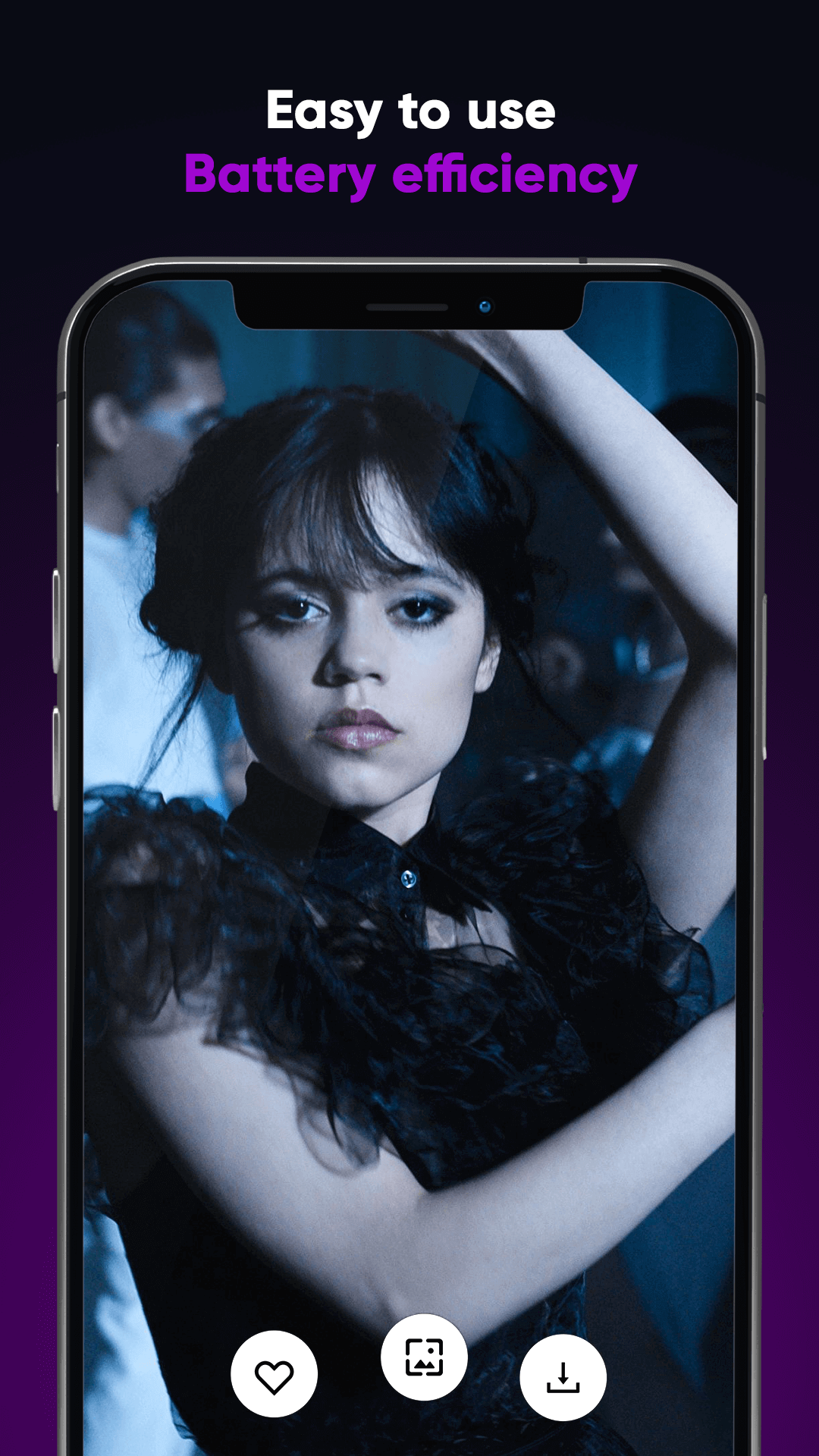 اسکرین شات 4 برنامه Wednesday Addams Wallpapers HD