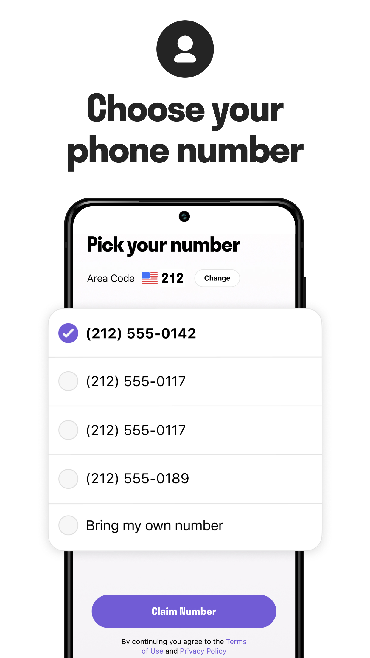 اسکرین شات 3 برنامه TextNow: Call + Text Unlimited