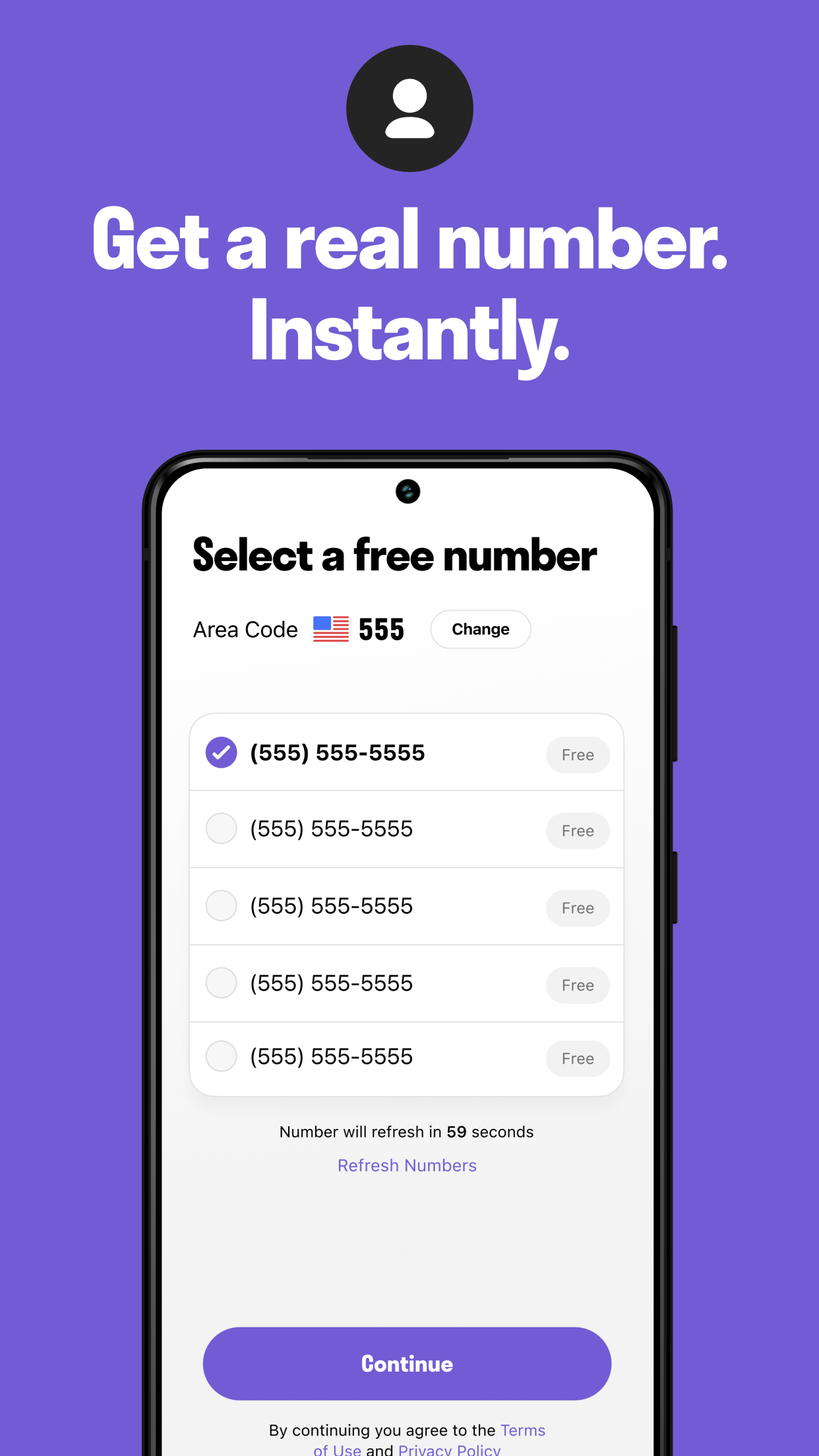 اسکرین شات 2 برنامه TextNow: Call + Text Unlimited
