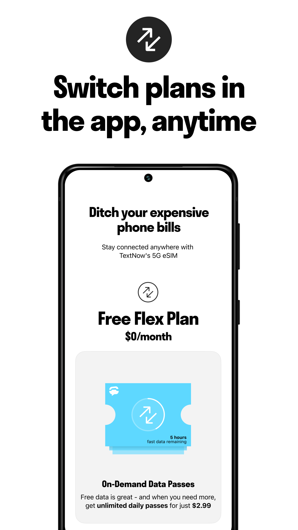 اسکرین شات 7 برنامه TextNow: Call + Text Unlimited