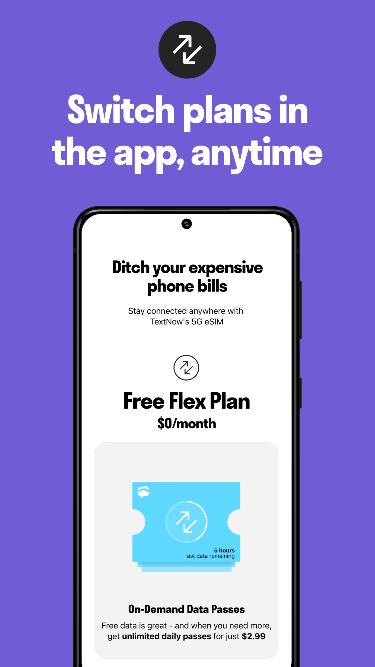 اسکرین شات 7 برنامه TextNow: Call + Text Unlimited