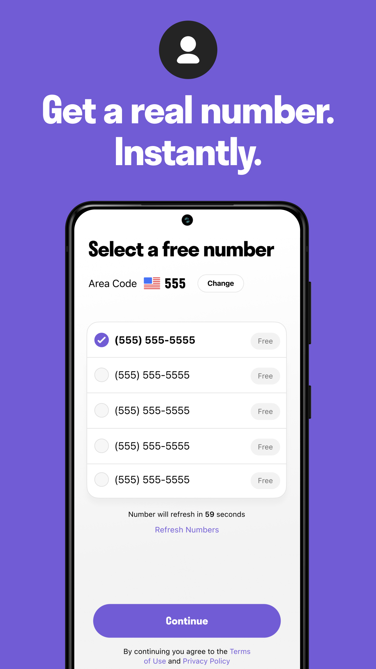 اسکرین شات 2 برنامه TextNow: Call + Text Unlimited