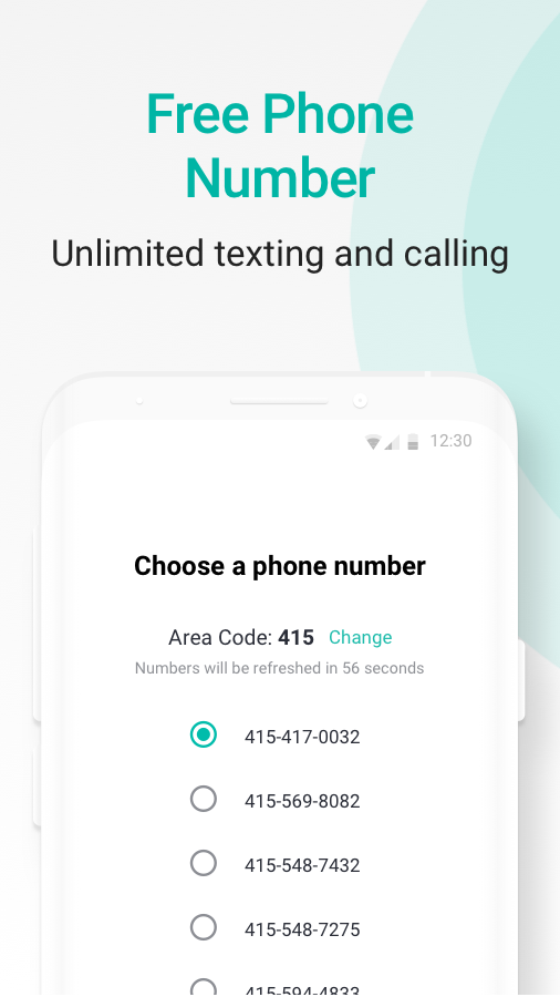اسکرین شات 1 برنامه 2ndLine - Second Phone Number