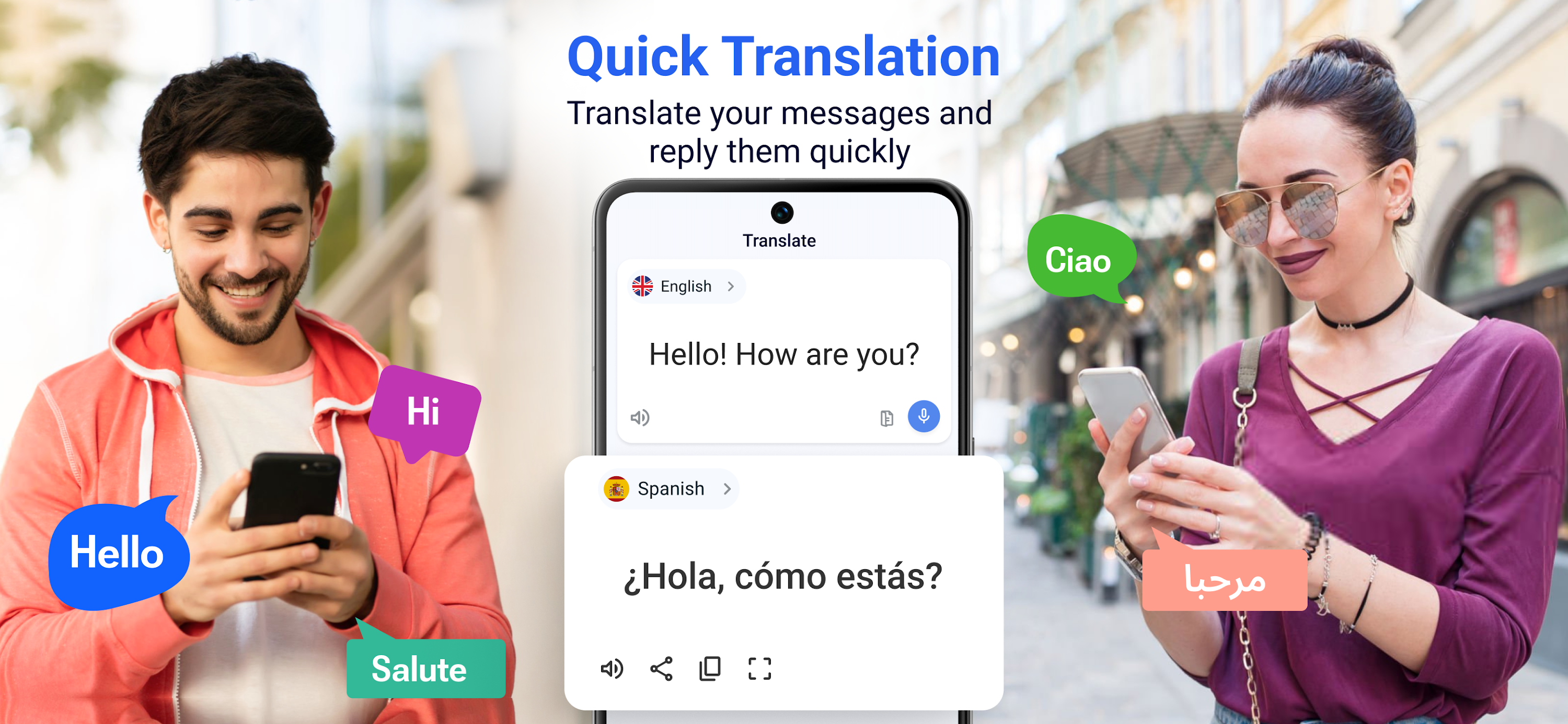 اسکرین شات 1 برنامه Translator for All Languages