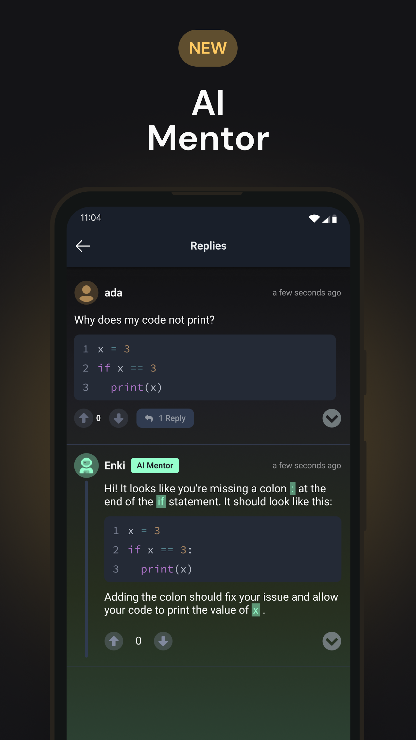 اسکرین شات 3 برنامه Enki: Learn to code
