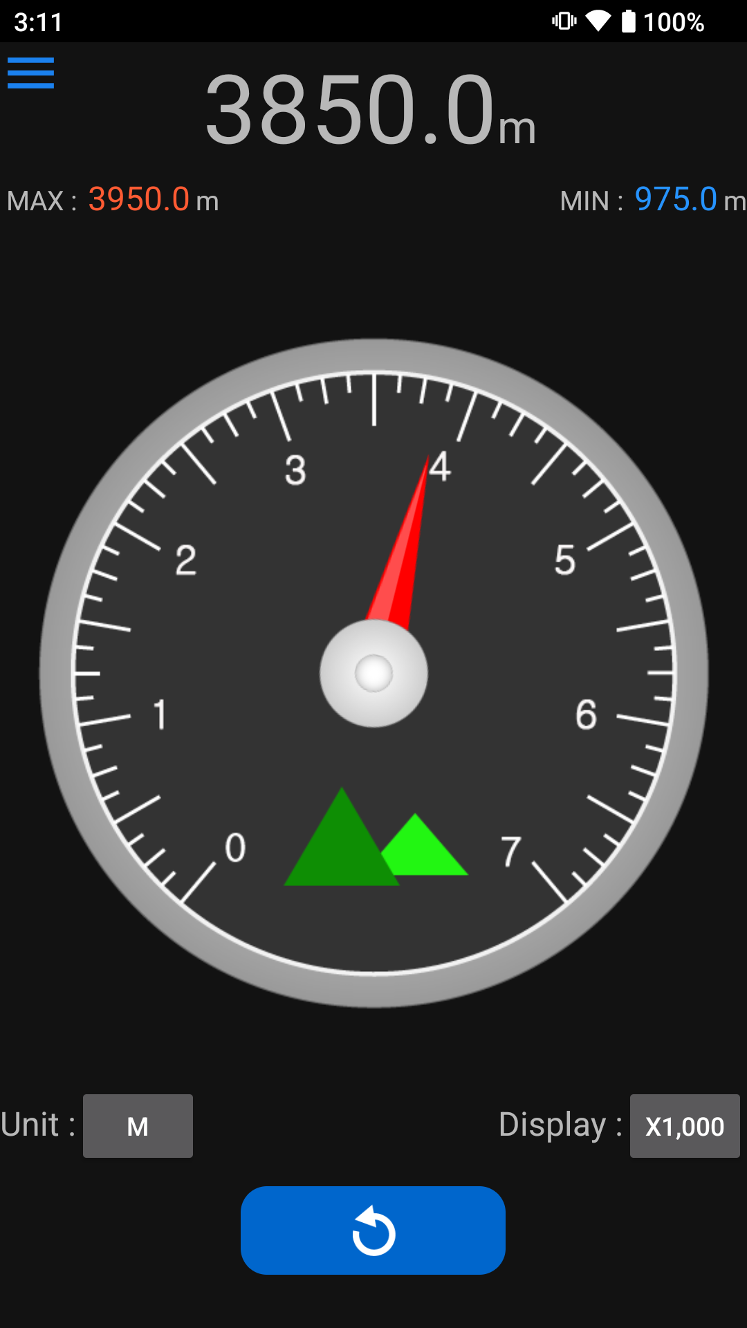 اسکرین شات 2 برنامه Altimeter