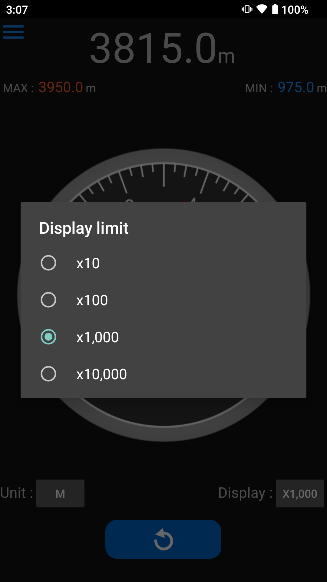 اسکرین شات 3 برنامه Altimeter