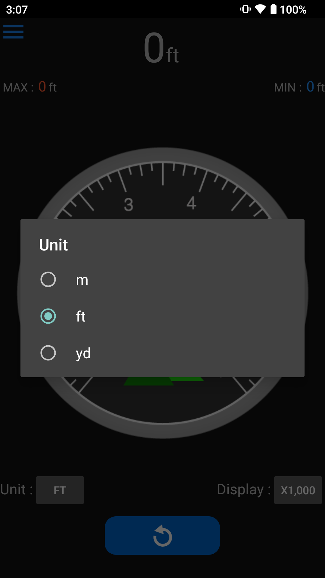 اسکرین شات 1 برنامه Altimeter