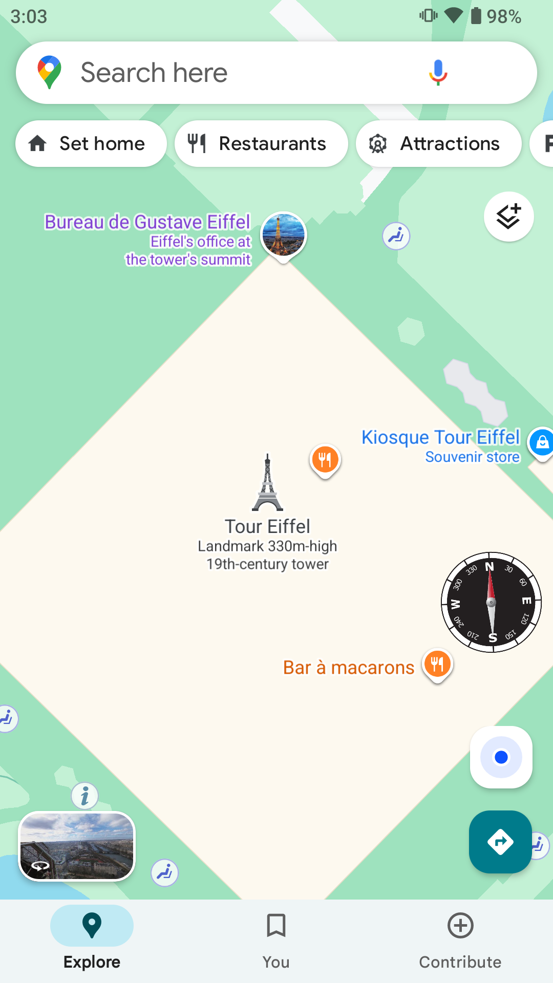 اسکرین شات 2 برنامه Compass & GPS