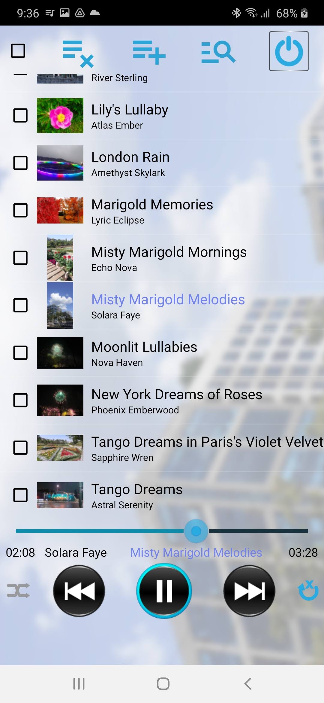 اسکرین شات 6 برنامه MP3 Player: Folder Music+