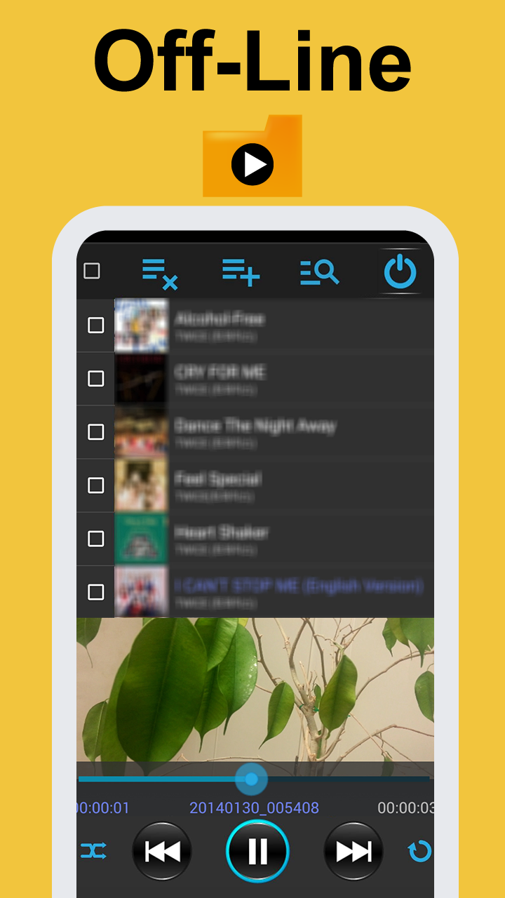 اسکرین شات 2 برنامه Video player: Folder Video+