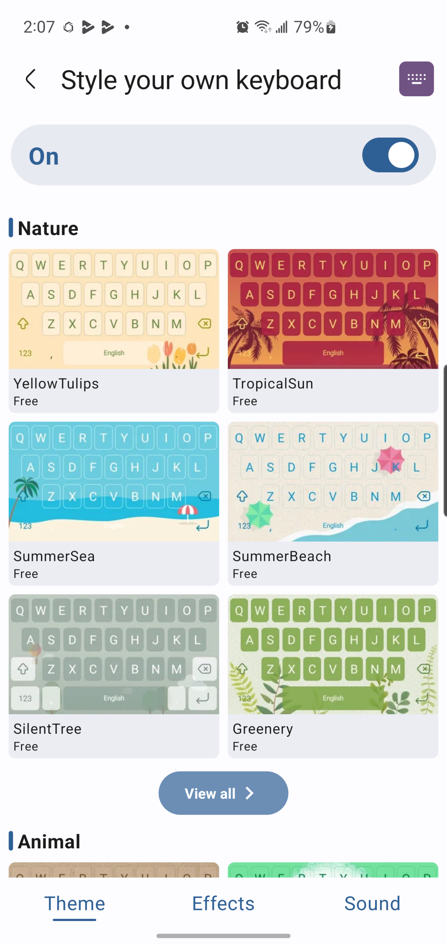اسکرین شات 5 برنامه Keys Cap - Make Your Keyboard