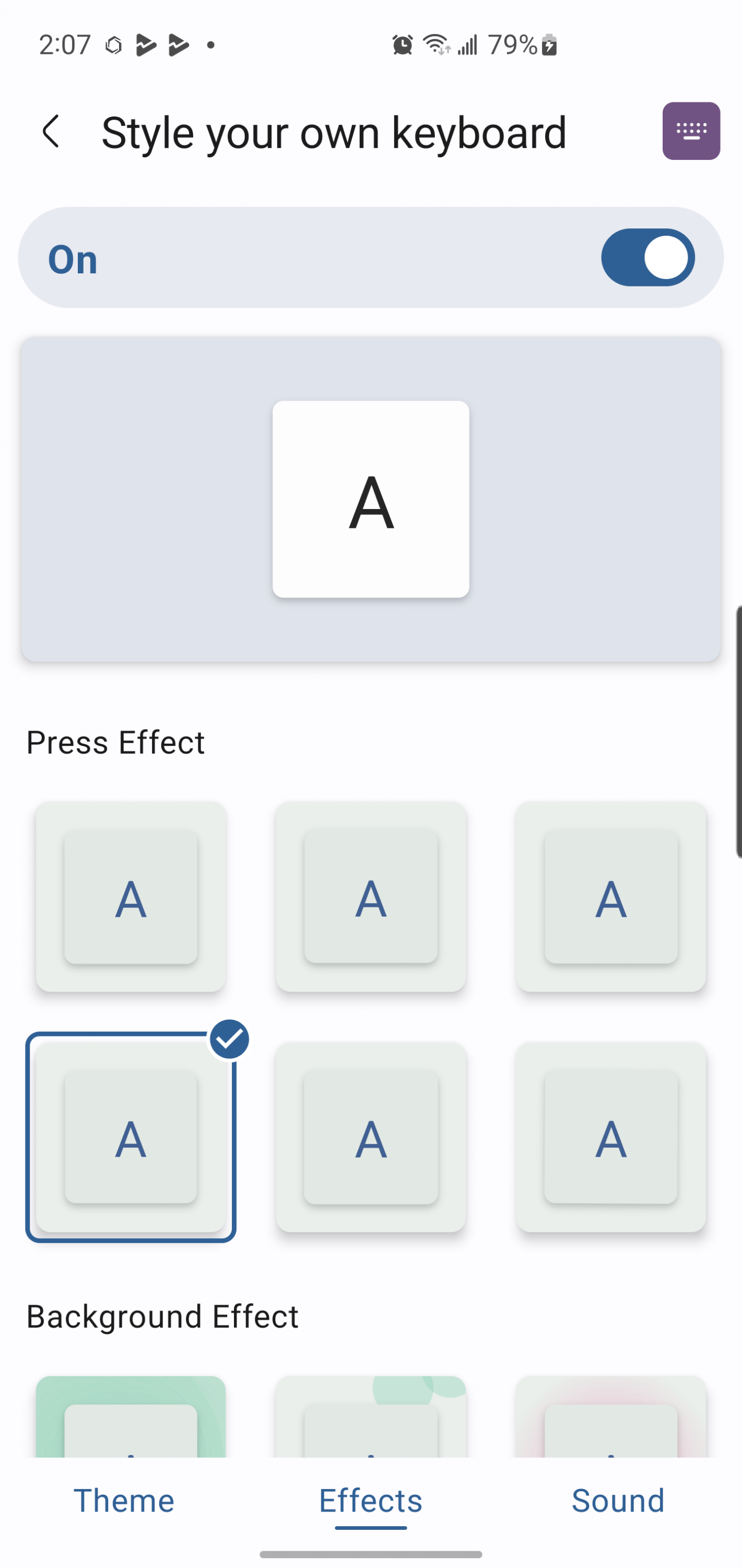 اسکرین شات 2 برنامه Keys Cap - Make Your Keyboard