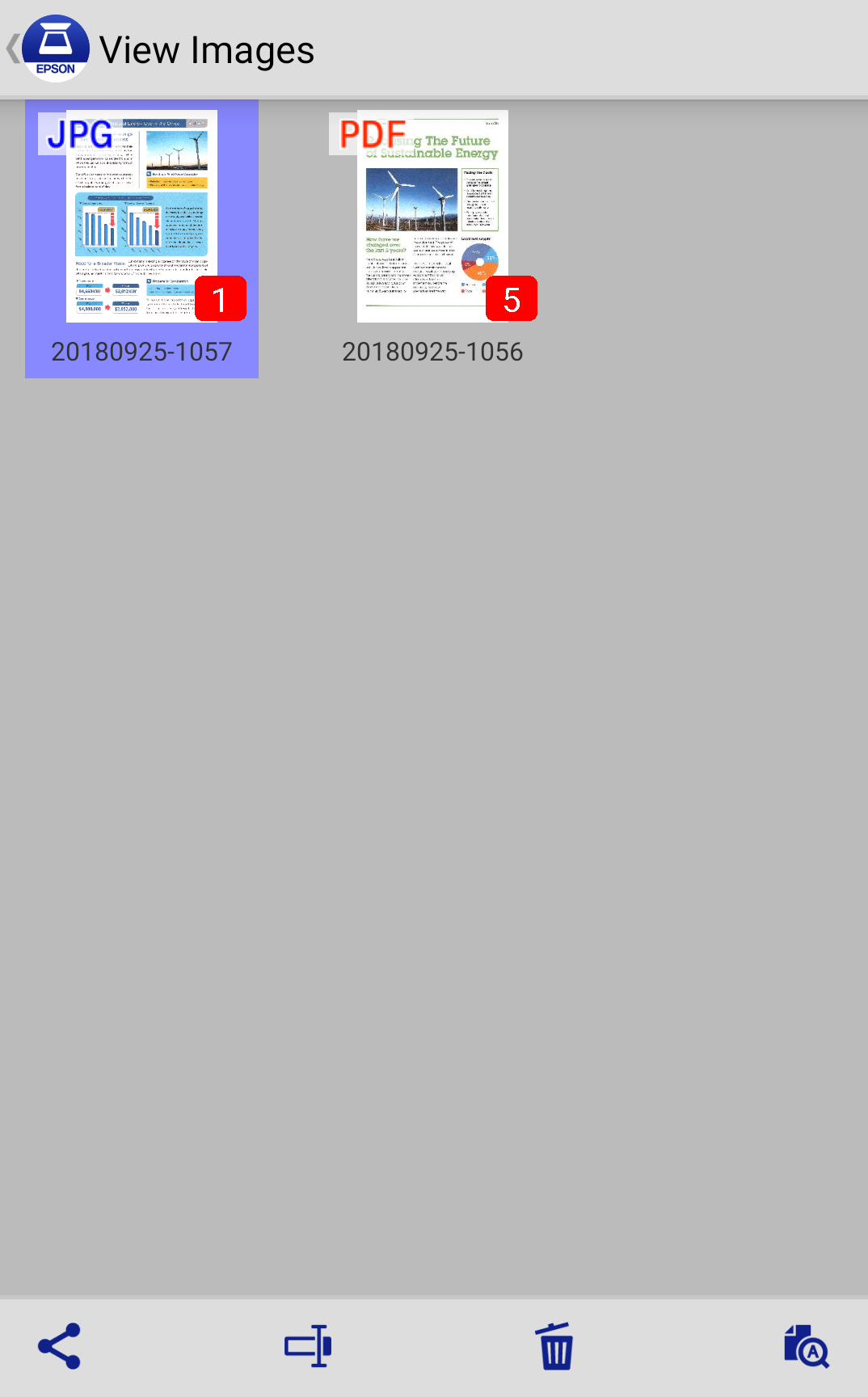 اسکرین شات 5 برنامه Epson DocumentScan