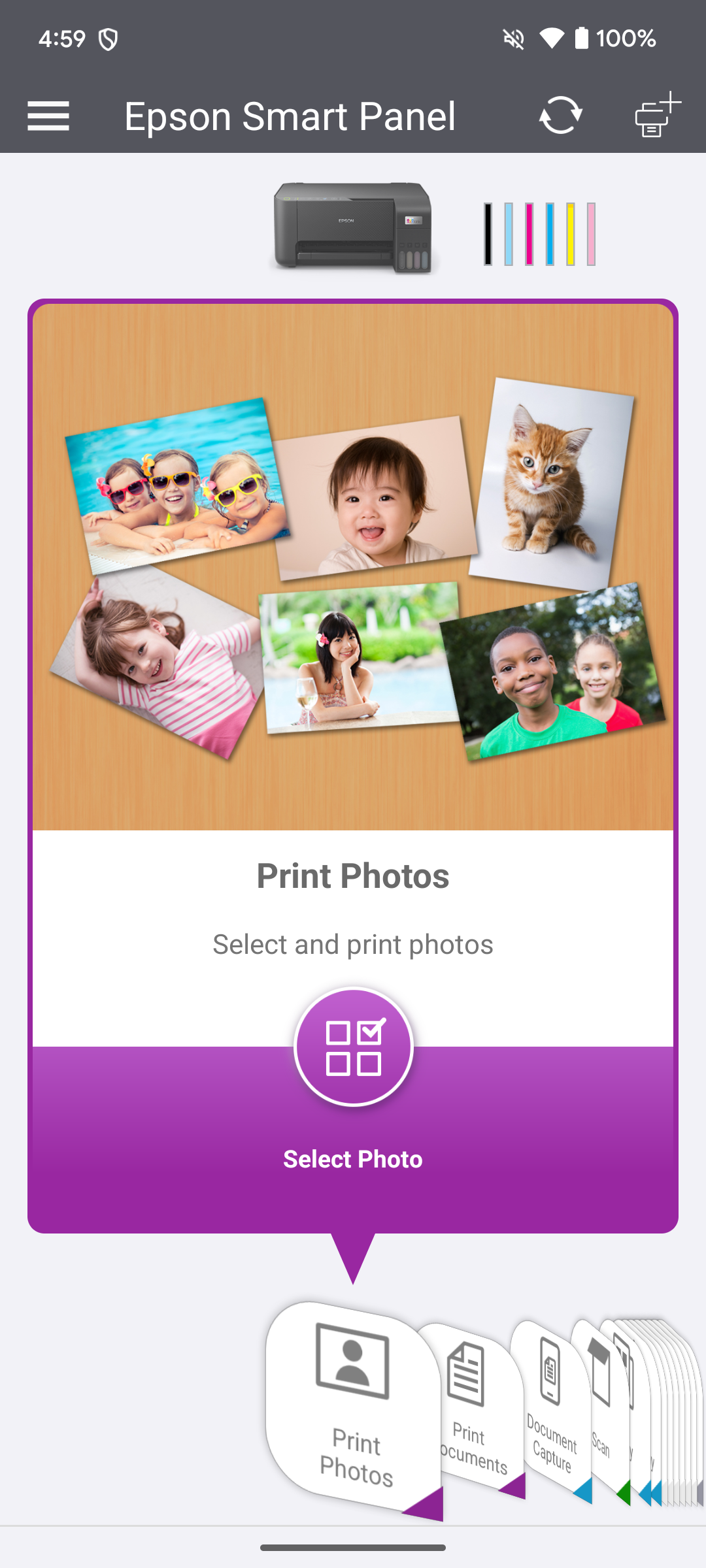 اسکرین شات 1 برنامه Epson Smart Panel