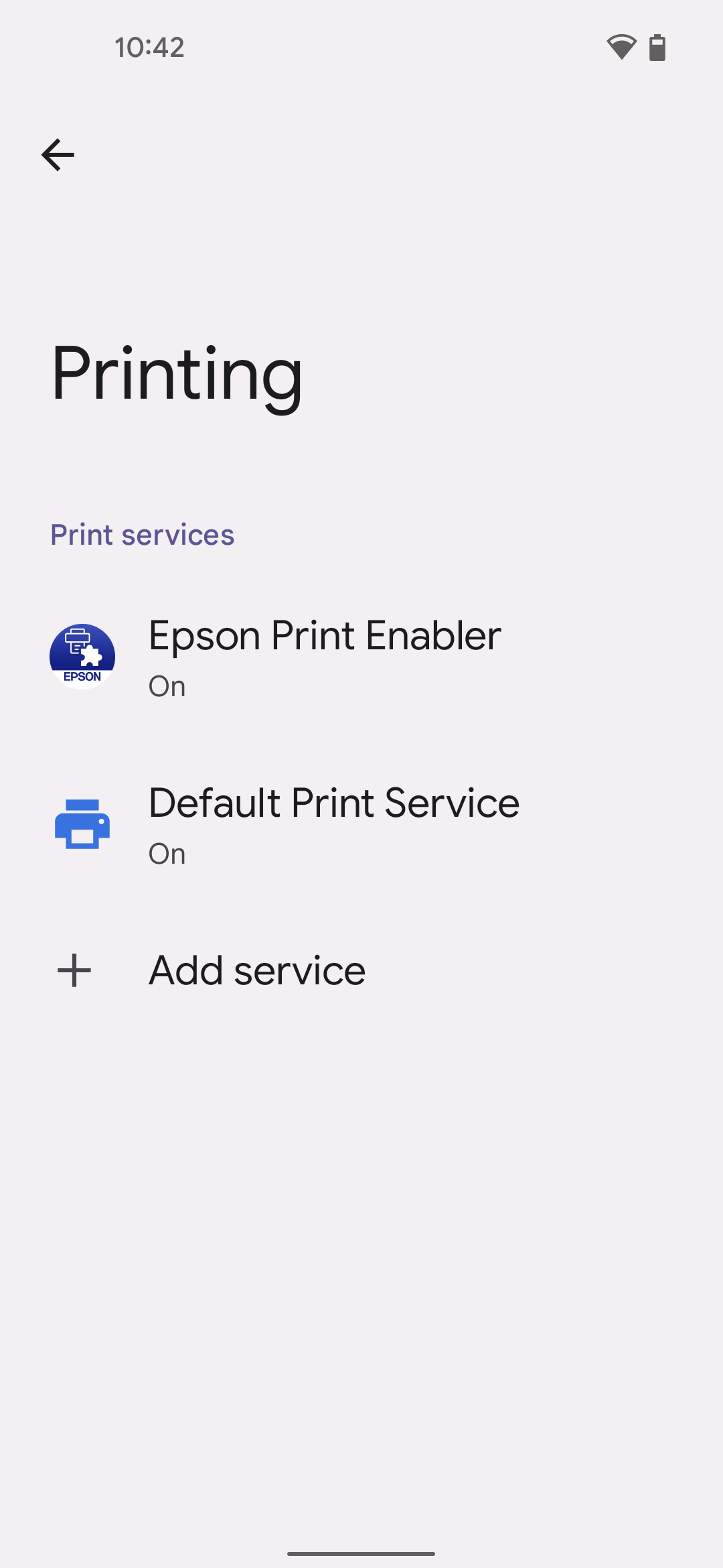اسکرین شات 2 برنامه Epson Print Enabler