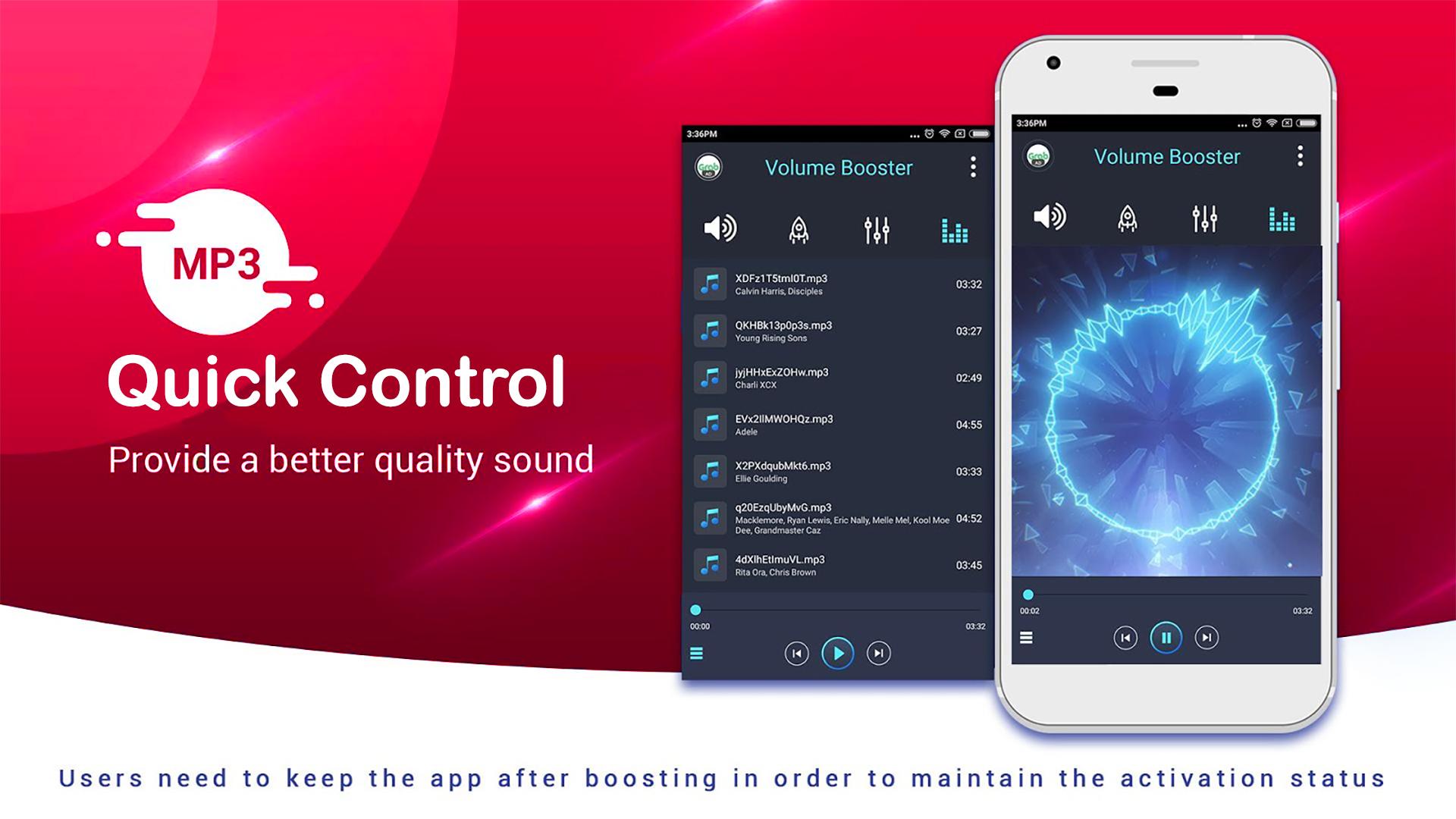 اسکرین شات 3 برنامه Volume Booster | Sound Booster