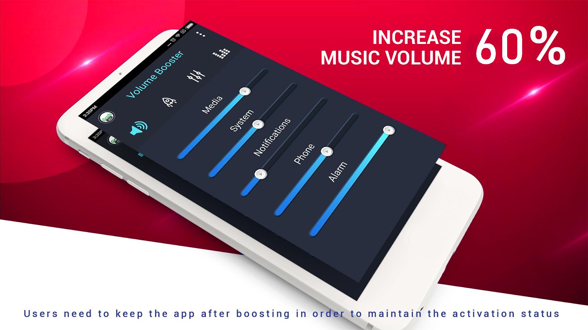 اسکرین شات 1 برنامه Volume Booster | Sound Booster