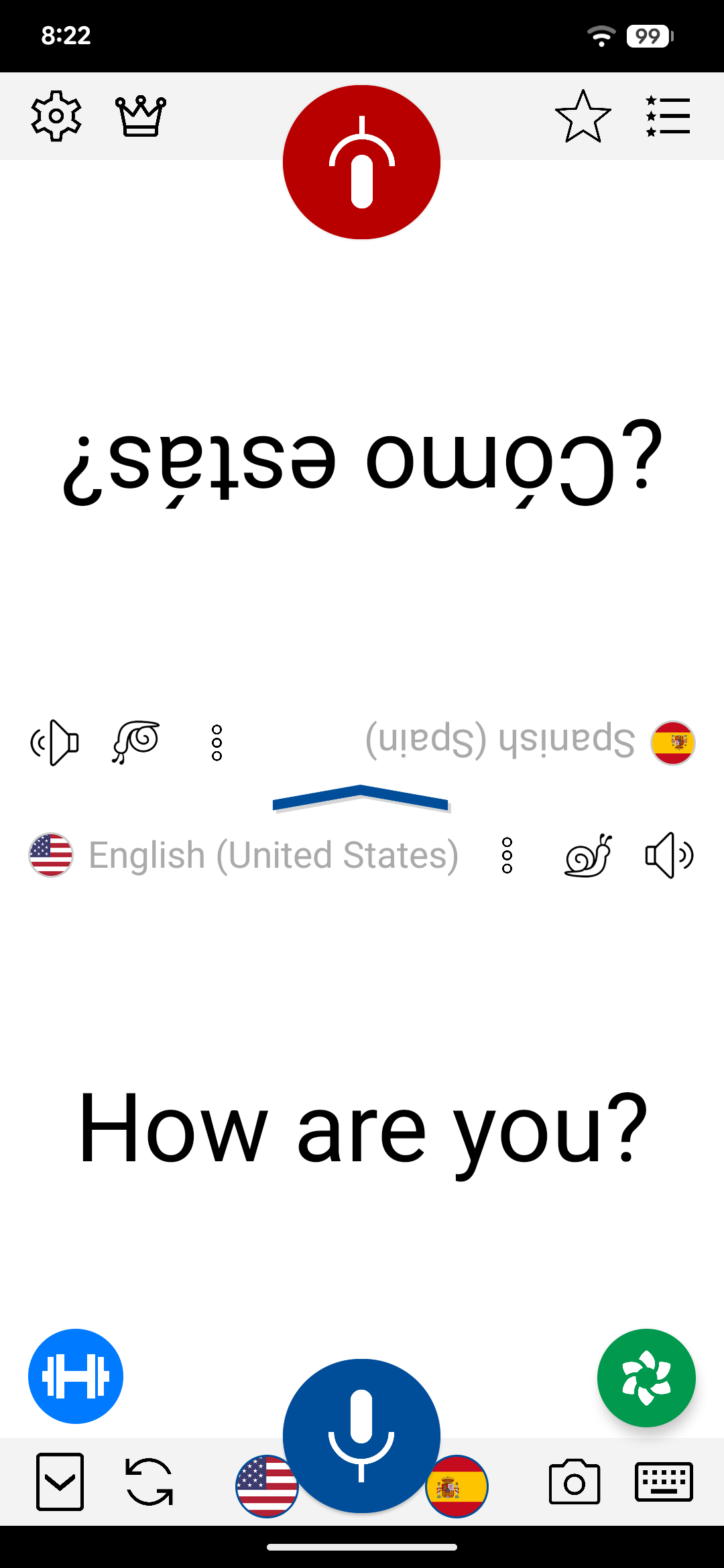 اسکرین شات 2 برنامه Instant Voice Translate