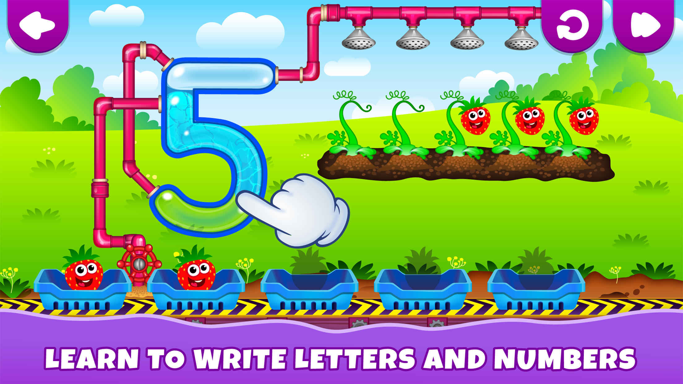 اسکرین شات 3 برنامه Funny Food Academy! Kids game!
