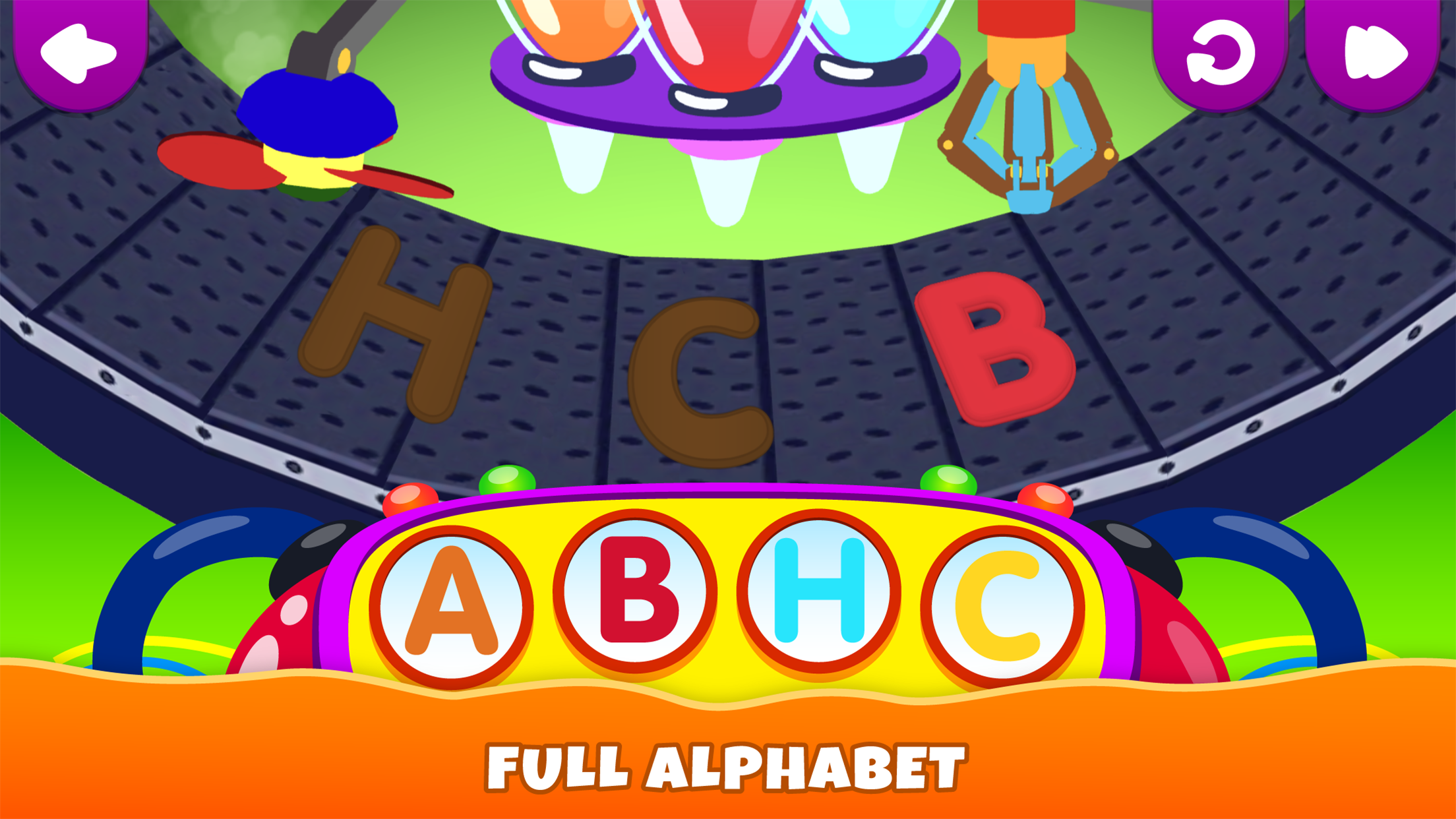 اسکرین شات 2 برنامه Funny Food Academy! Kids game!