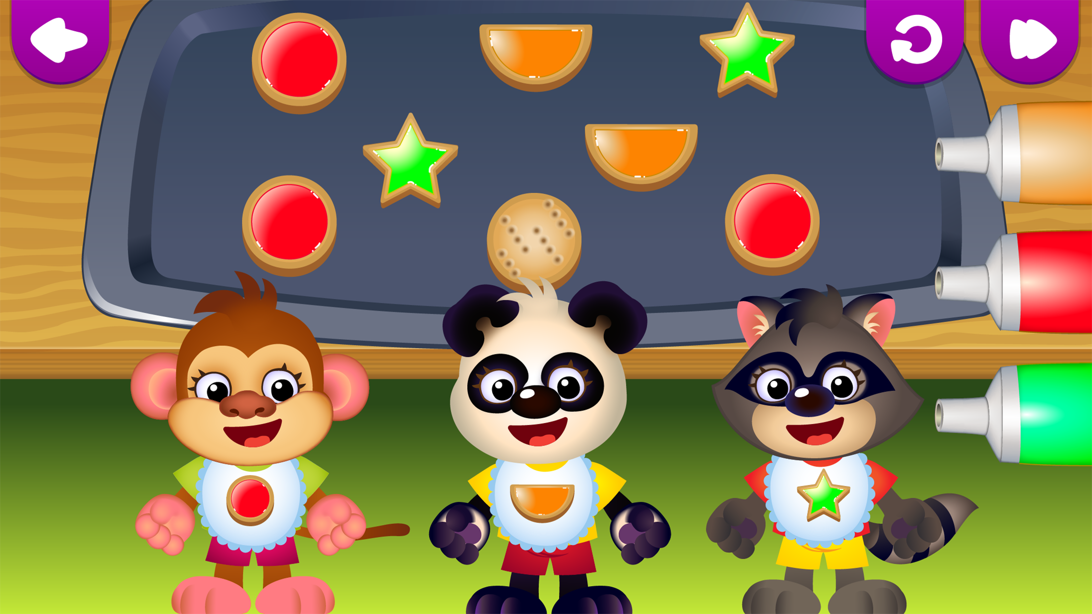 اسکرین شات 8 برنامه Funny Food Academy! Kids game!
