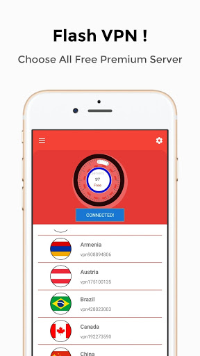 اسکرین شات 7 برنامه Flash VPN - Best Free Unlimited VPN Proxy Unblock