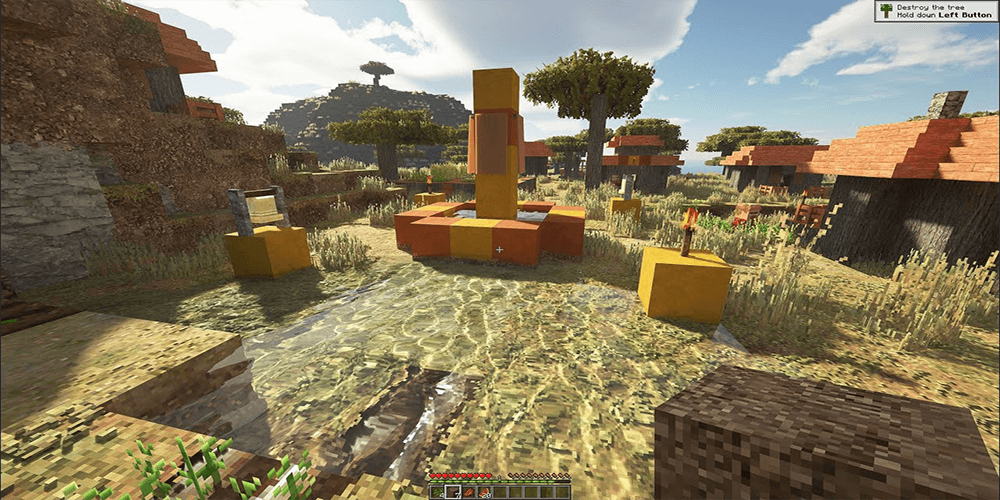 اسکرین شات 1 برنامه Realistic shader Mod for Mcpe