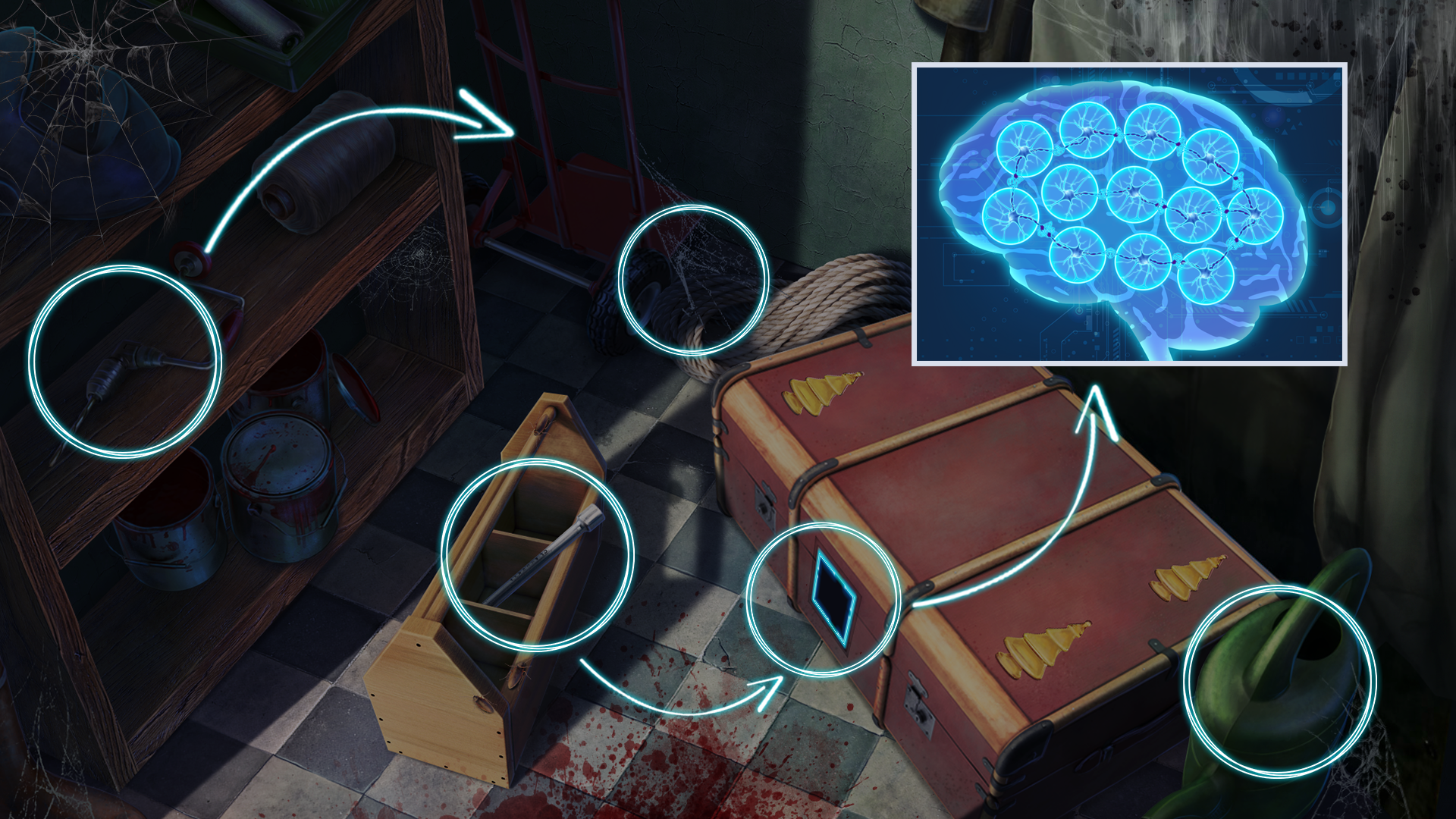اسکرین شات 4 بازی Amnesia - Room Escape Games