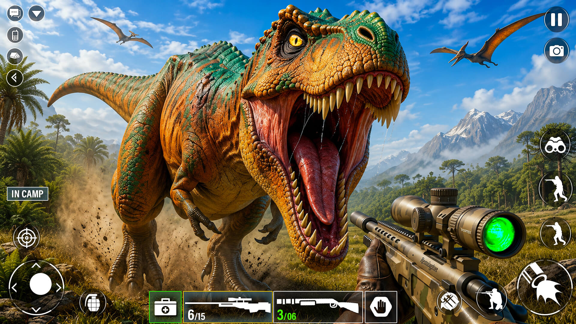 اسکرین شات 4 بازی Jurassic Dino: Wild Hunting 3D