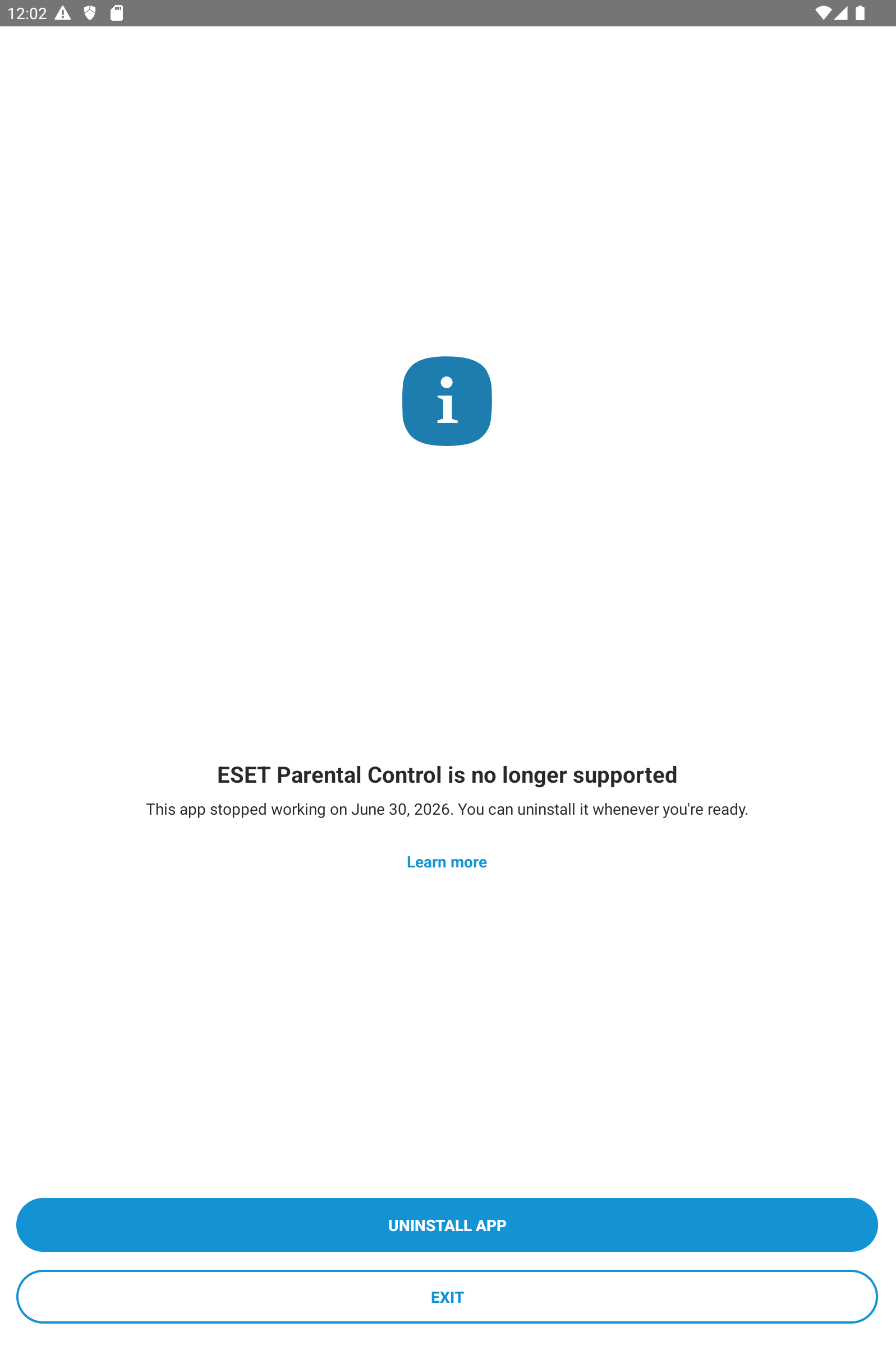 اسکرین شات 2 برنامه ESET Parental Control