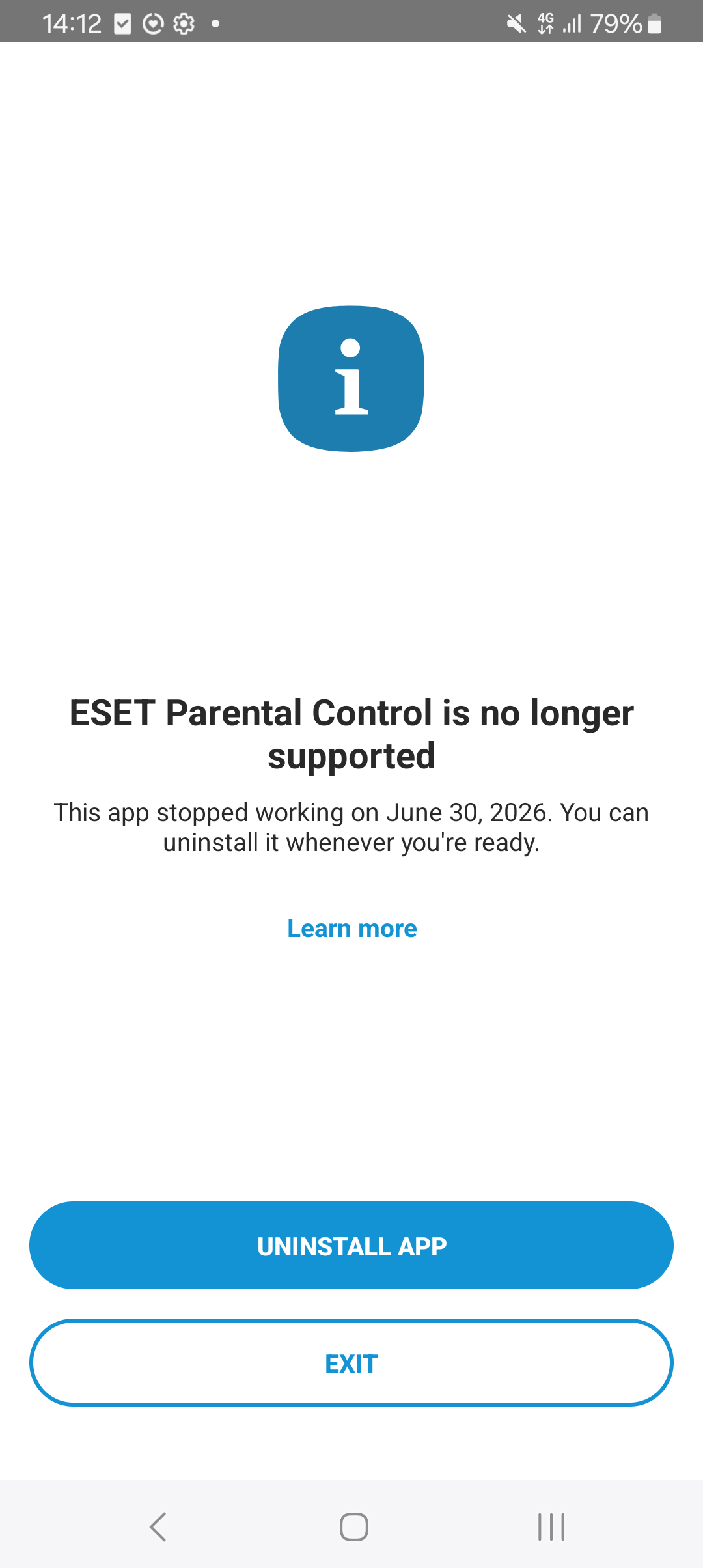 اسکرین شات 1 برنامه ESET Parental Control