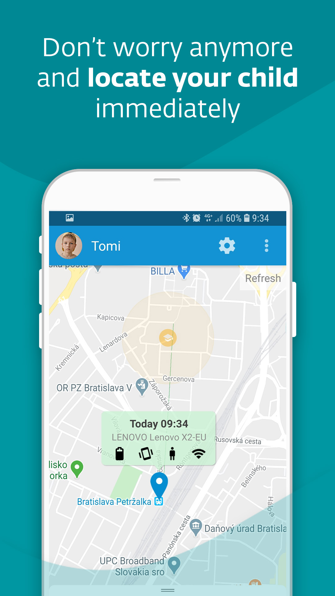 اسکرین شات 3 برنامه ESET Parental Control