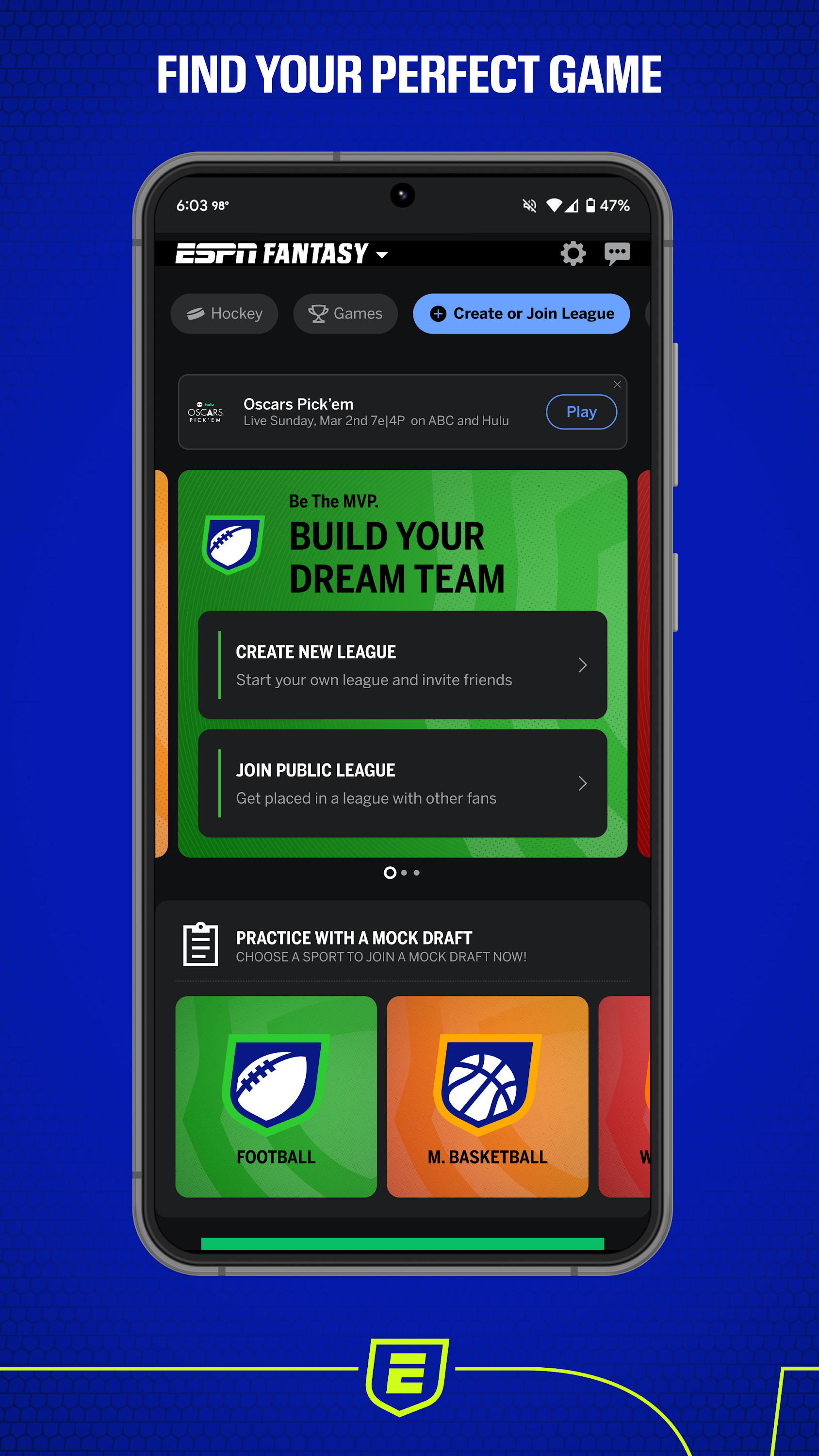 اسکرین شات 6 برنامه ESPN Fantasy Sports