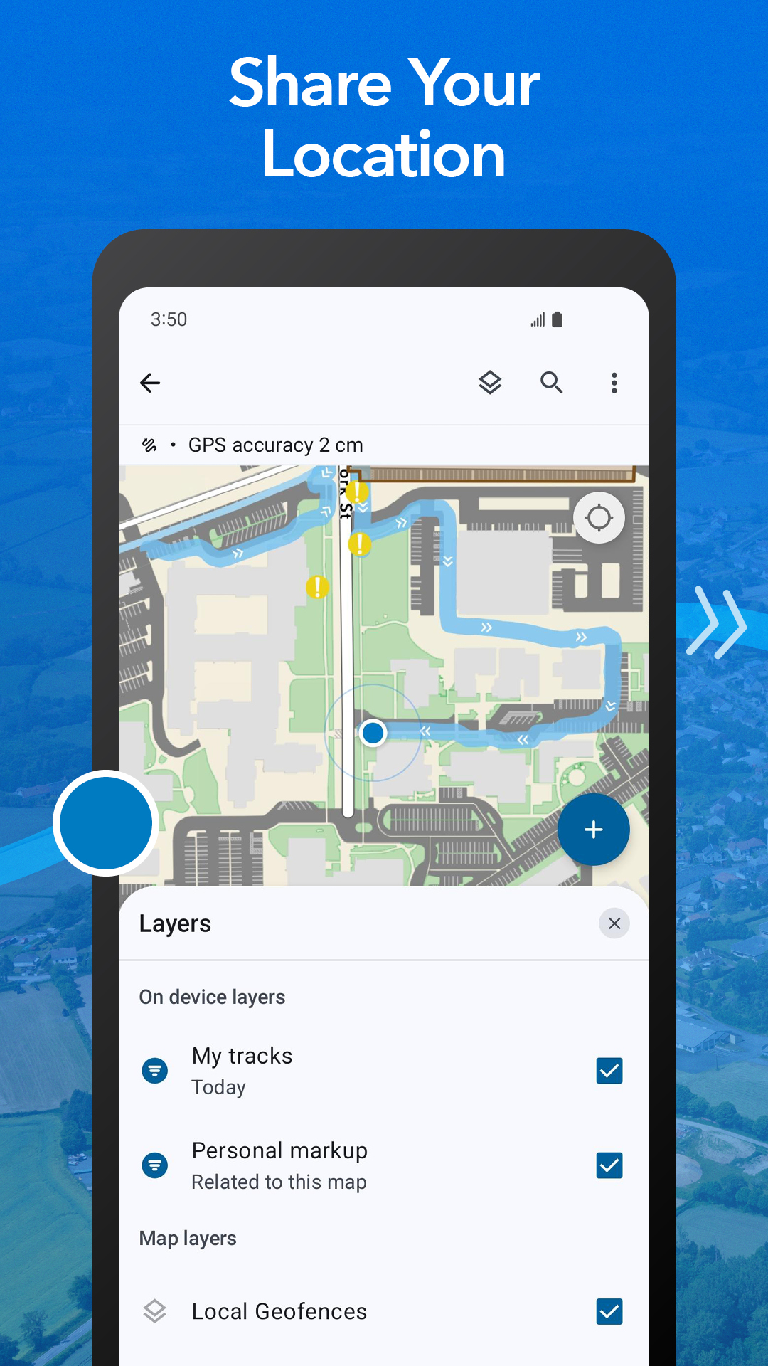 اسکرین شات 5 برنامه ArcGIS Field Maps