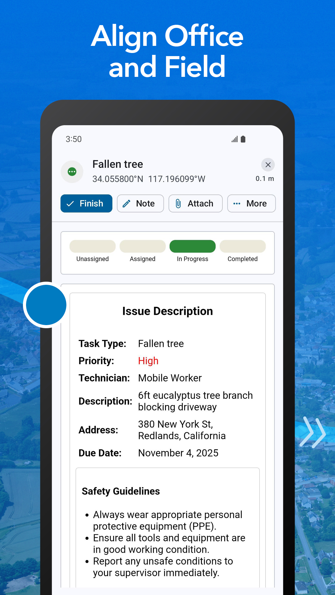 اسکرین شات 6 برنامه ArcGIS Field Maps