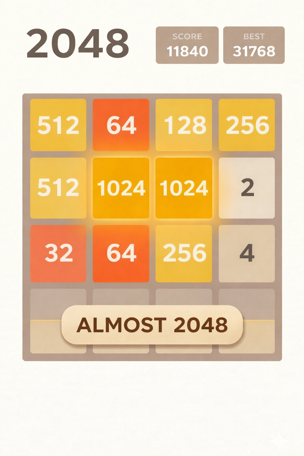 اسکرین شات 2 بازی 2048 Classic Puzzle