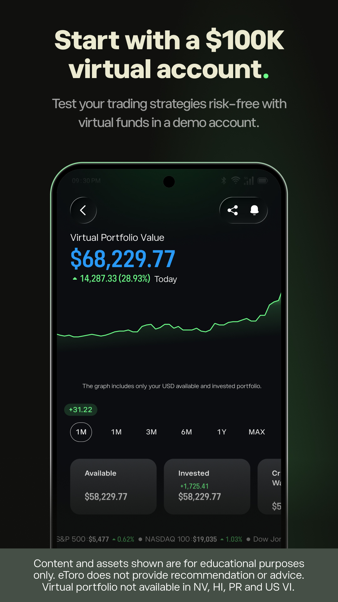 اسکرین شات 3 برنامه eToro: Trade. Invest. Connect.